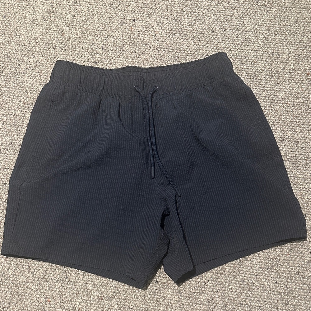 Hollister Men's Navy Swim Trunks